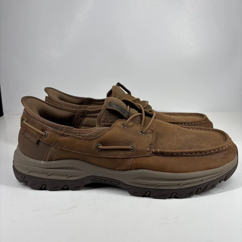 Skechers Brown Men's Boat Shoes